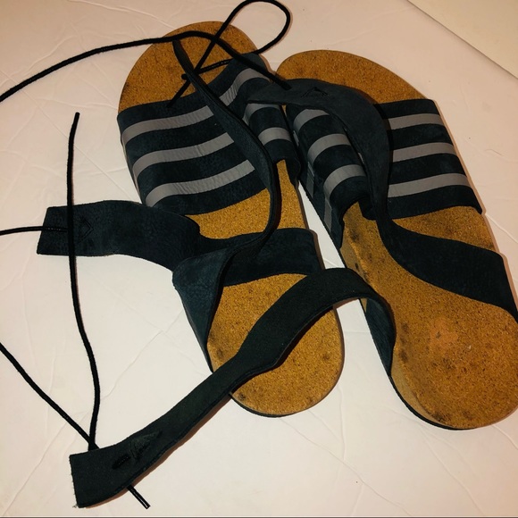 adidas Originals | Shoes | Adidas Original Adilette Ankle Wrap Sandals Eg385 Size 7 | Poshmark